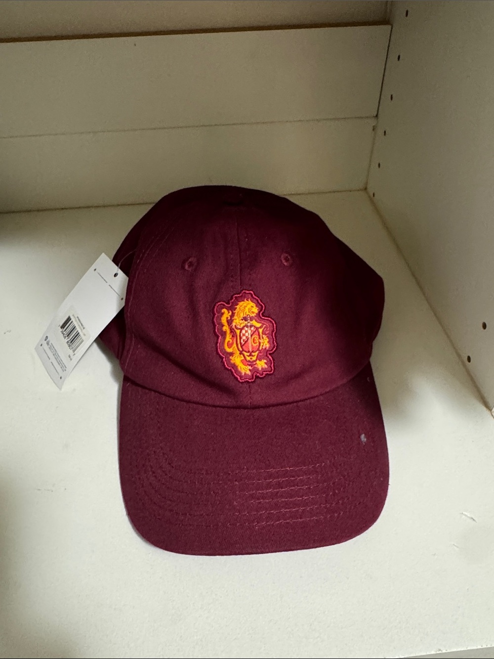 Harry Potter Gryffindor Maroon Baseball Cap with Crest Patch